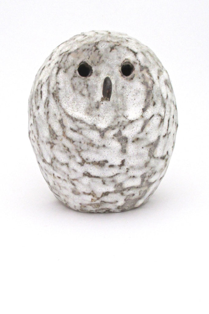 Thomas Kakinuma Canada vintage mid century ceramic owl sculpture Canadian Pottery