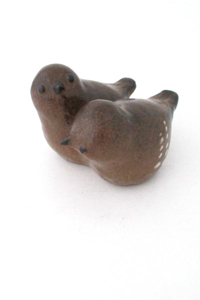 Tommy Kakinuma Canada studio pottery vintage stoneware birds sculpture 