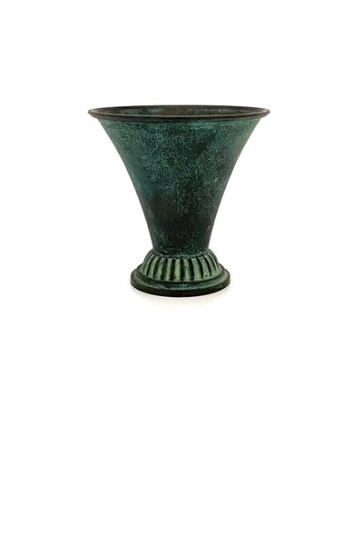 Ystad Sweden vintage bronze petite vase Gunnar Ander