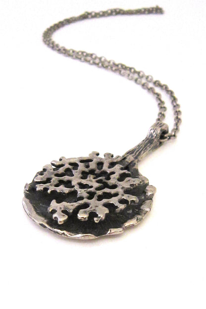 Canadian Modernist Robert Larin layered pendant neckalce