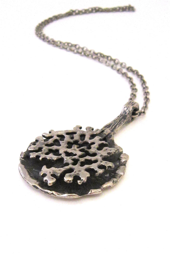 Canadian Modernist Robert Larin layered pendant neckalce