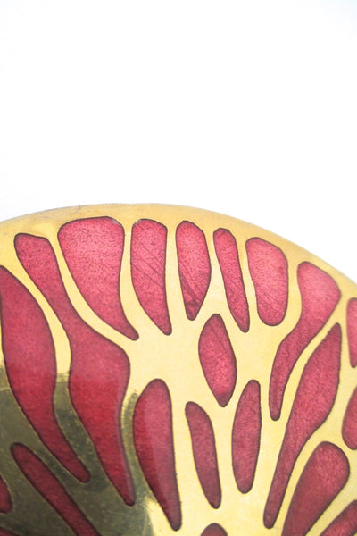 de Passille-Sylvestre large 'pink grapefruit' belt buckle