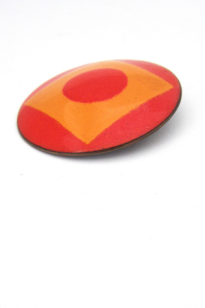 de Passillé-Sylvestre, Canada enamel brooch