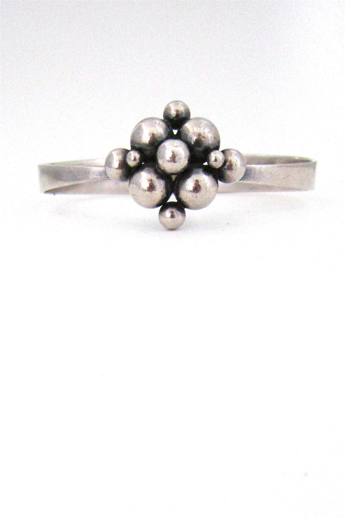Erik Granit Finland modernist silver spheres bracelet