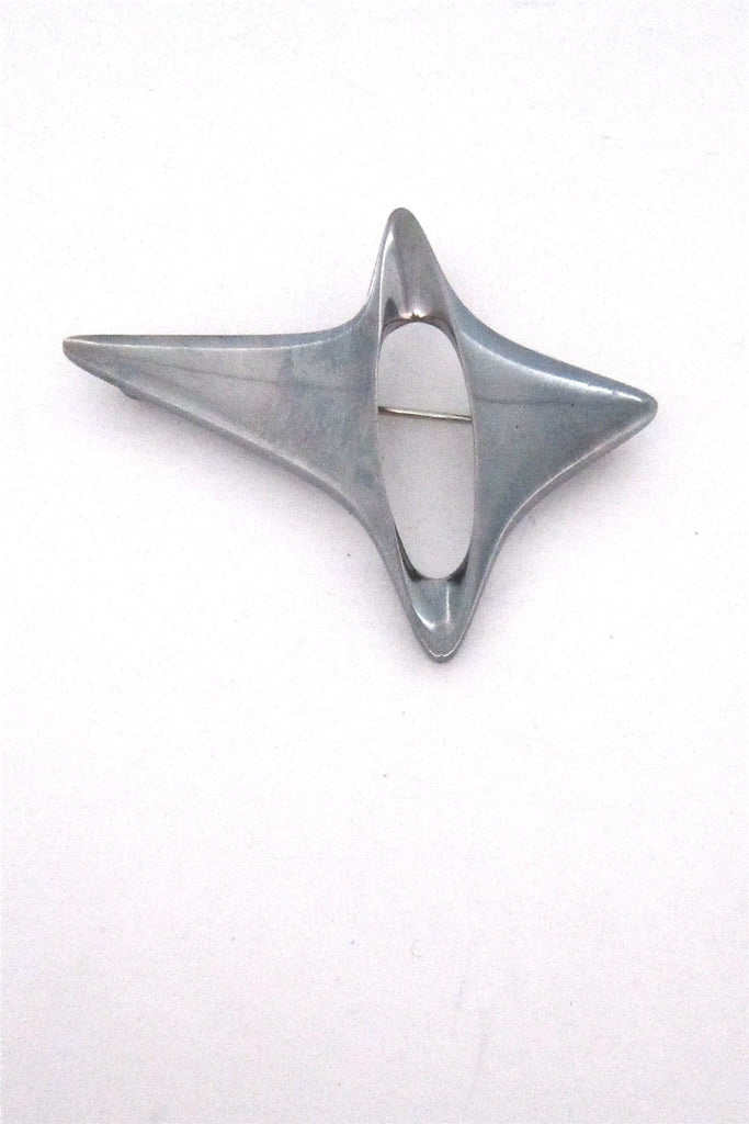Georg Jensen, Denmark sterling silver brooch # 339 by Henning Koppel