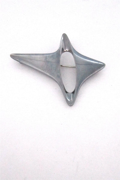 Georg Jensen, Denmark sterling silver brooch # 339 by Henning Koppel