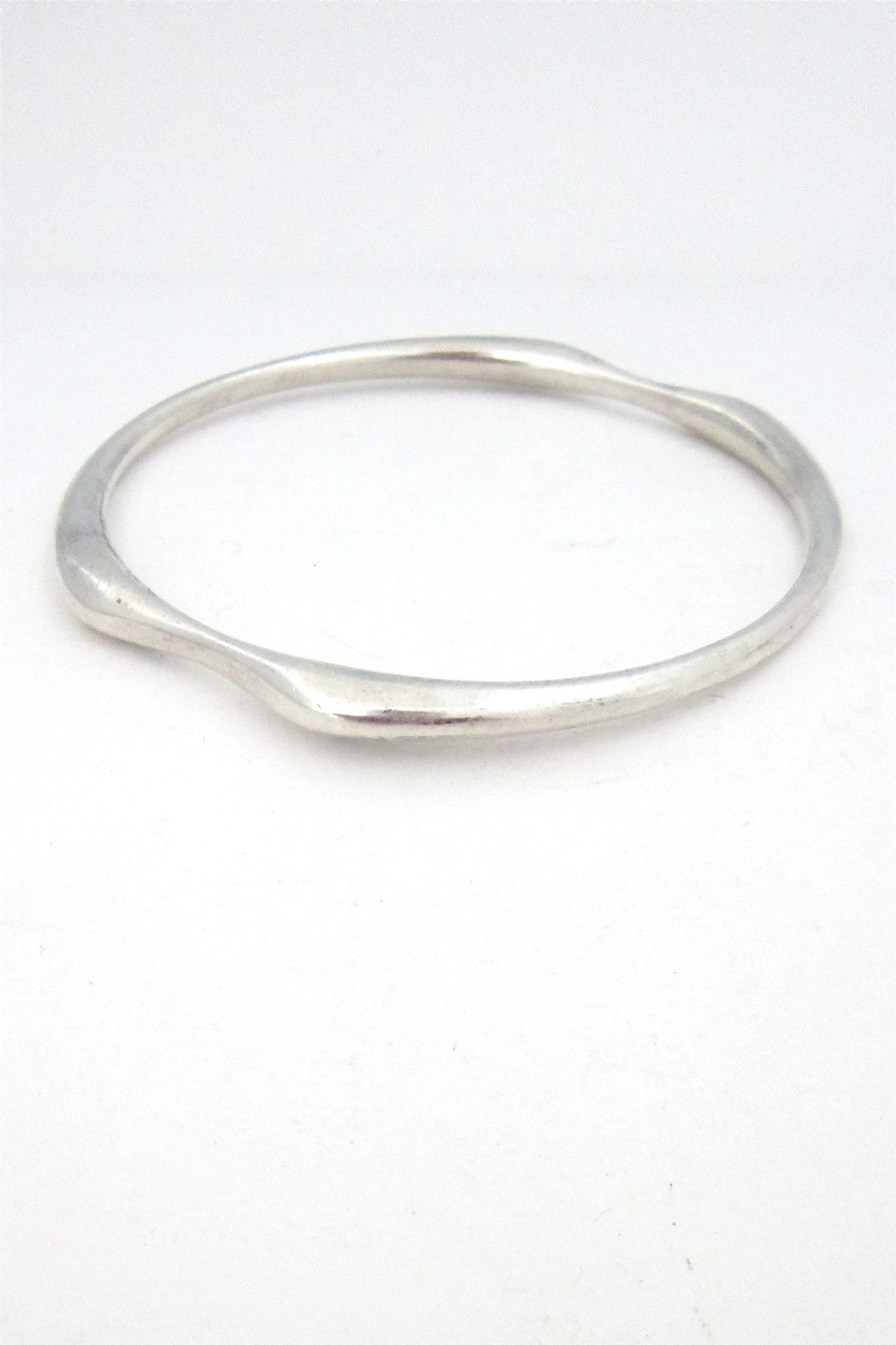 Georg Jensen, Denmark sterling silver bangle #155 by Nanna Ditzel