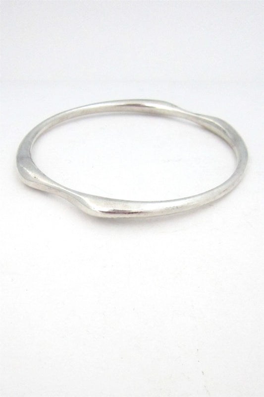 Georg Jensen, Denmark sterling silver bangle #155 by Nanna Ditzel