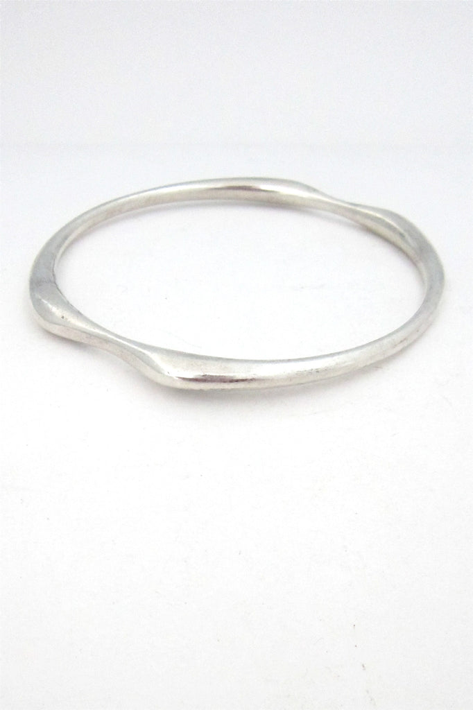 Georg Jensen, Denmark sterling silver bangle #155 by Nanna Ditzel