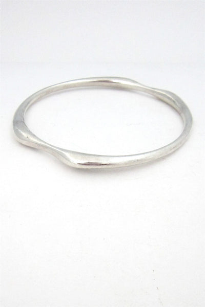 Georg Jensen, Denmark sterling silver bangle #155 by Nanna Ditzel