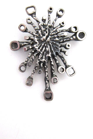 Guy Vidal Canadian Modernist explosion brooch
