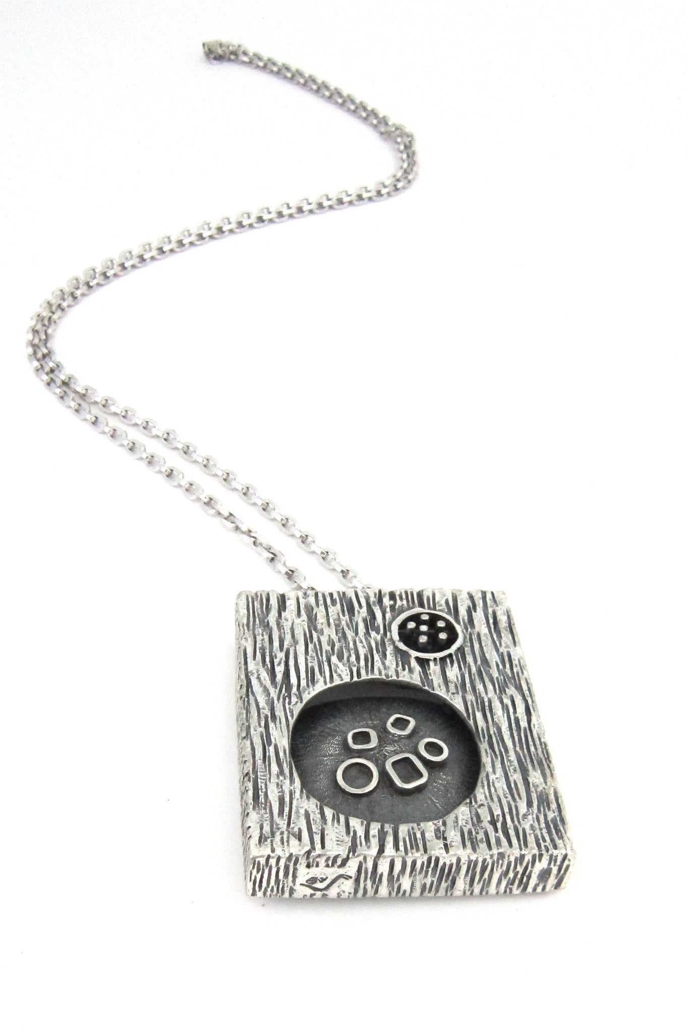 Guy Vidal shadow box necklace