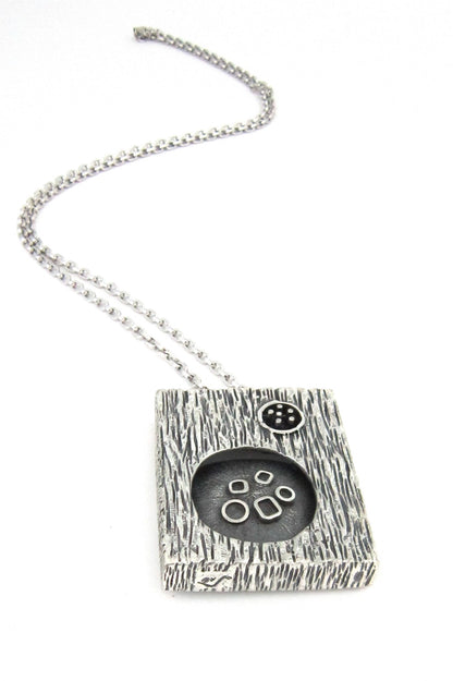 Guy Vidal shadow box necklace