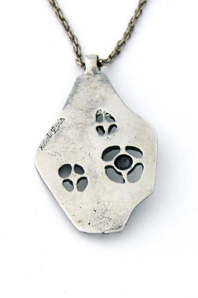 Robert Larin Canadian Modernist pewter necklace