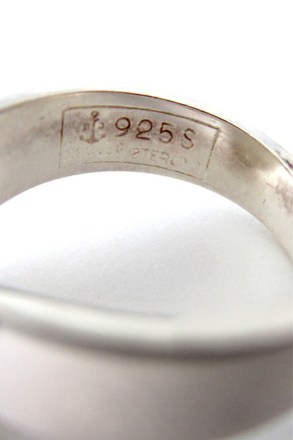 Porsgrund pink & cobalt porcelain ring