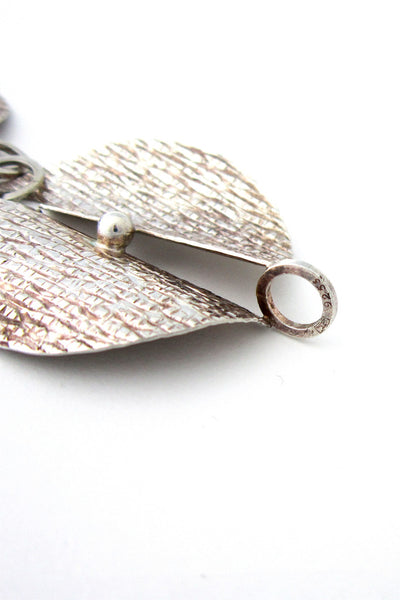 Elis Kauppi kinetic silver pendant