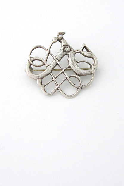 David-Andersen Norway silver Saga brooch