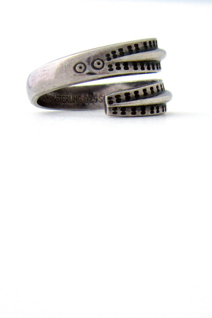David-Andersen Norway silver Saga ring..