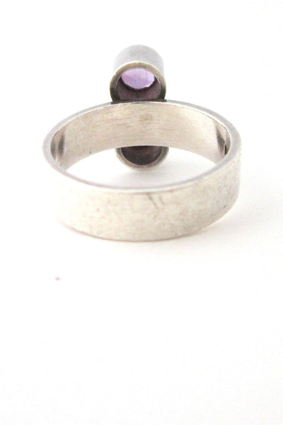 Elis Kauppi double amethyst ring