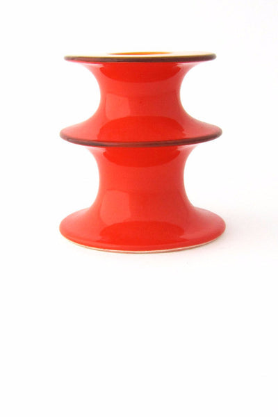 profile Rorstrand modernist ceramic candle holder by Inger Persson 1969