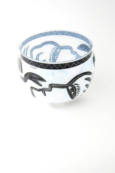 Kosta Boda Ulrica Hydman Vallien Caramba bowl