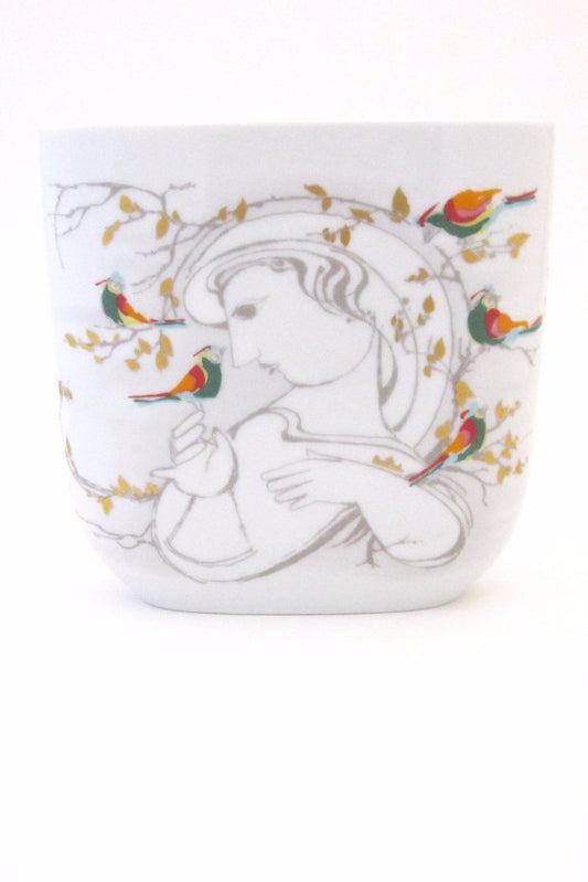 Rosenthal Bjorn Wiinblad woman and birds vase