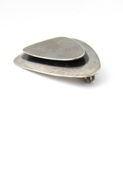 Otto Robert Bade (ORB) silver brooch