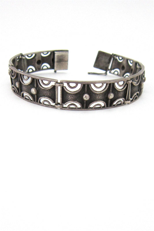 vintage silver art deco bracelet..