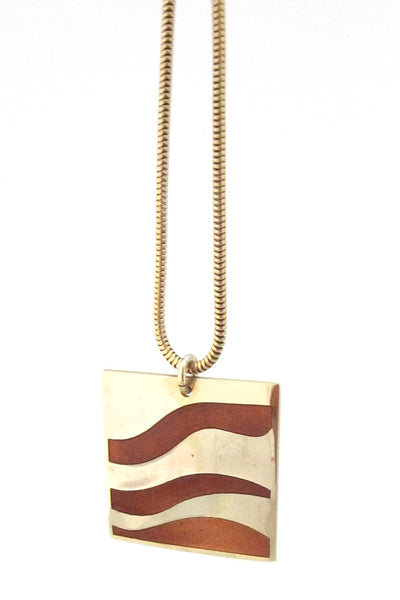 vintage enamel pendant by de Passille-Sylvestre, Canada