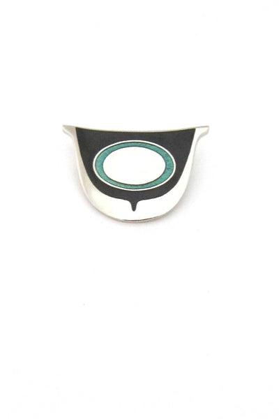 Robert Gervais, Canada vintage enamel brooch