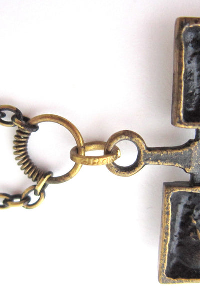 Pentti Sarpaneva bronze necklace