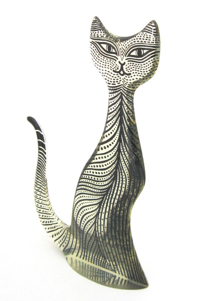 Abraham Palatnik lucite cat sculpture - huge..