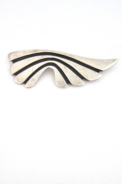 Sigi Pineda dimensional silver brooch