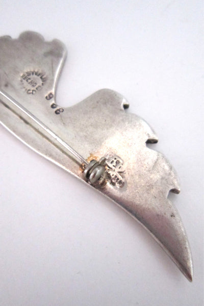 Sigi Pineda dimensional silver brooch