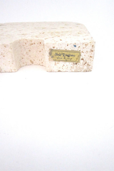 Fratelli Mannelli travertine elephant sculpture