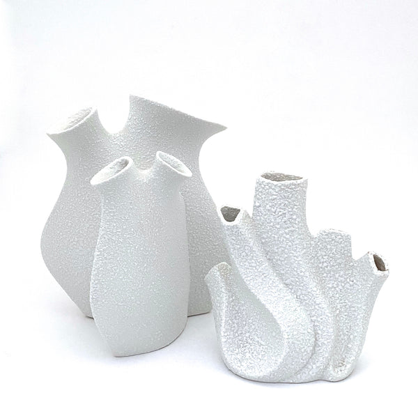 Sgrafo Modern 'Korallenform' double vase