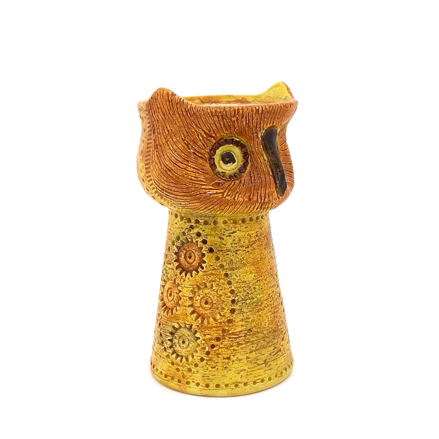 Bitossi owl candle stand ~ Aldo Londi