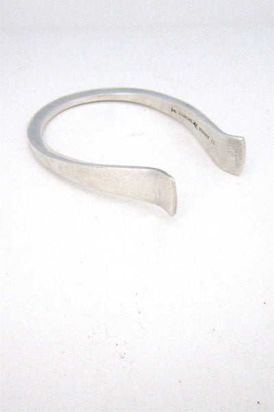 PLUS Designs silver cuff by Erling Christoffersen