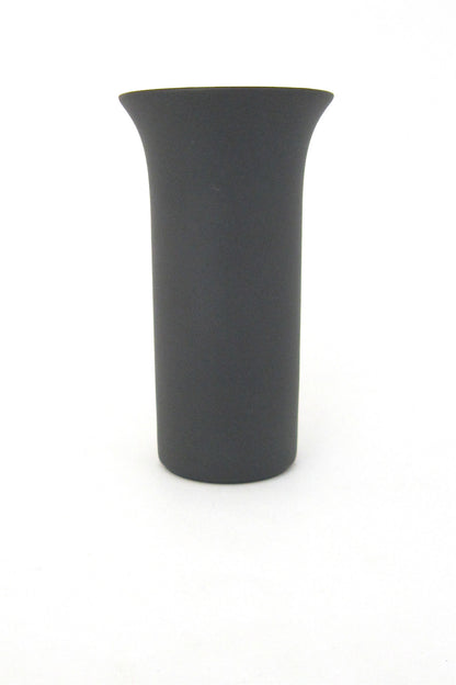 Rosenthal Germany porcelaine noire (black porcelain) small flared vase