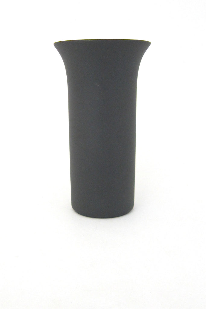 Rosenthal Germany porcelaine noire (black porcelain) small flared vase