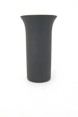 Rosenthal Germany porcelaine noire (black porcelain) small flared vase