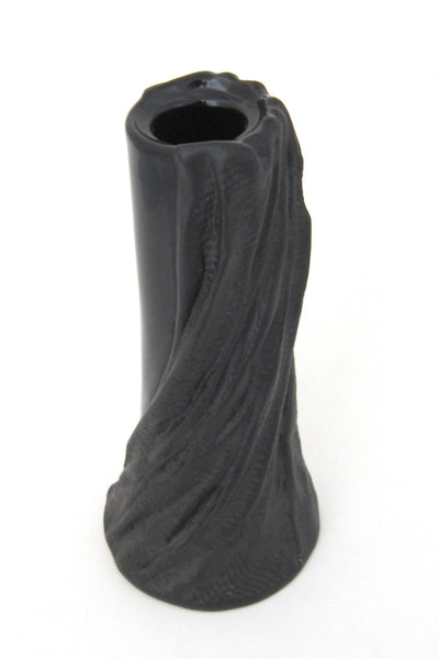 Rosenthal Studio Line porcelaine noire candle holder by Van Loon