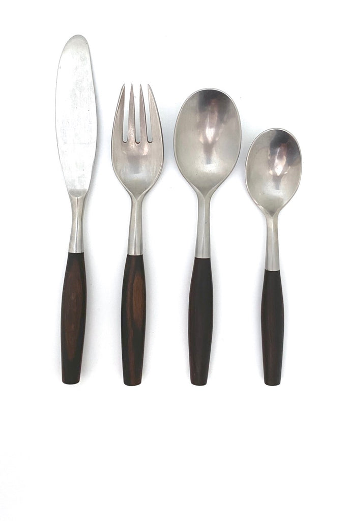 vintage faux Fjord flatware Japan Danish Modern design